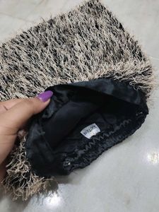 Faux Fur Mini Skirt
