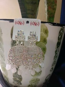 White Earrings