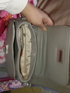 Grey Chic College Trendy Classy Sling Bag