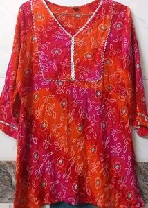 "Bright and stylish kurti"
