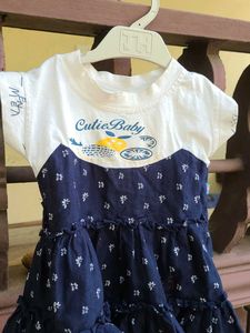 Cute &#39;Cutie Baby&#39; Floral Dress