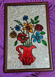 Glass painting With Premium Quality Frame