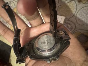 Rolex Watch Black Gold