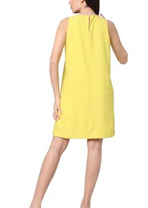 Yellow Sleeveless Shift Dress