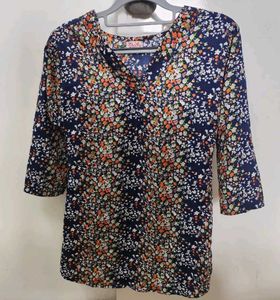 Floral Kurti Style Top
