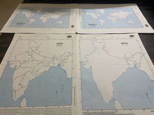 Combo- Test series/UPSC book/Atlas/Maps/geonotes