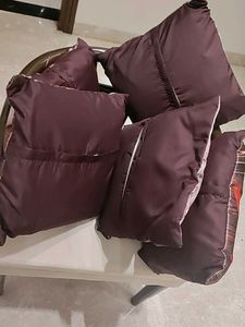 5 Cushions With Covers