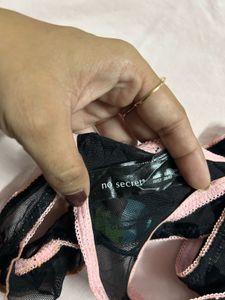 Cute Heart Print Thong