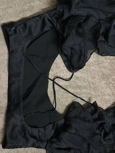 Women Black Embellished Blouse