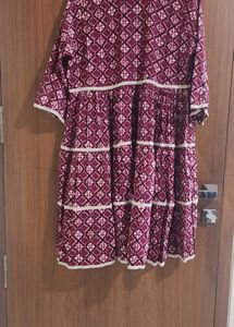Fit And Flare Tire Dress Kurti