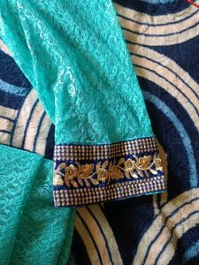 Super Net saree with blouse