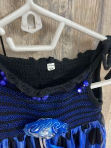 Cute Blue Girls Top