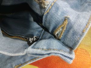 ICE BLUE super Wide Leg Baggy Jeans