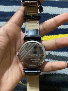 Timetrack Leather Watch