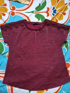 PRICE DROP ***&#39;Trendy Top in Wine Colour