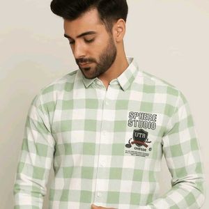 Green Checkered Shirt