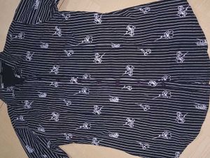 ཱིꓸ  y2k Striped Long Sleeve Shirt- ` ✧ ´ -