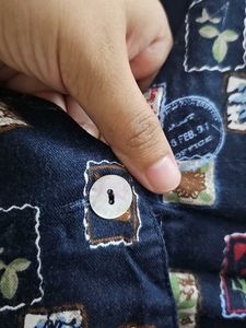 Pinteresty Stamp Print Vest