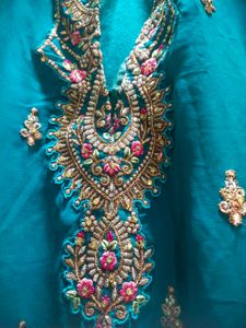 Green Studded Salwar Kameez