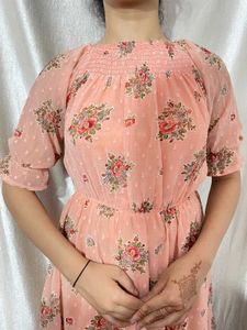 Pink Floral Dress
