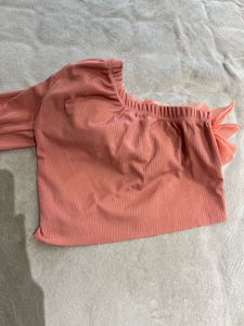 Ruffled One-Shoulder Top