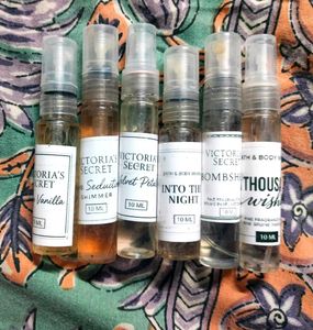 6 Victoria's Secret Fragrance Samples