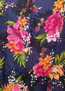 Vishudh Pure Cotton Kurta With Fluorescent Print