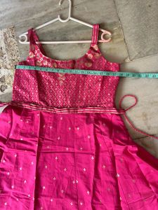 Royal pink ethnic gown