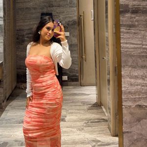 SAVANA /Urbanic Draped Bodycon Dress