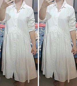 THICK WHITE DRESS