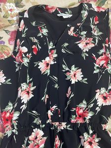 IMPORTED BLACK MIDI DRESS