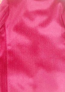 Red Velvet Blazer with Chain Detail
