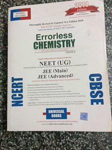 Errorless Chemistry Vol 2 For Jee Adv,Main,Neet