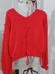 Red Korean Sweater