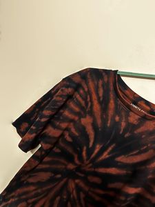 Twist Front Tie-Dye Tee