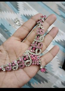 Sparkling Pink Jewelry Set