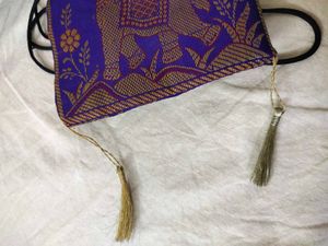 Ethnic Elephant Print Crossbody Bag