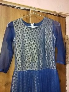 Blue &amp; Cream Dress