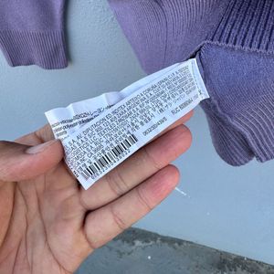Zara Purple Knit Sweater