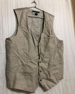 Perry Ellis Khaki Waistcoat