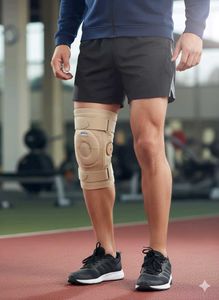 Bauerfeind GenuTrain S Knee Support (Left Leg)