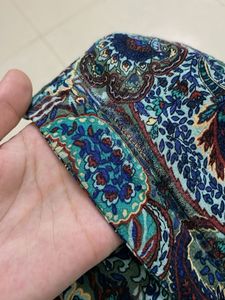 ZARA Paisley Print Flared Pants
