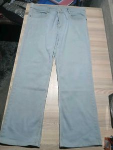 Men&#39;s Light Gray Baggy Casual Pants