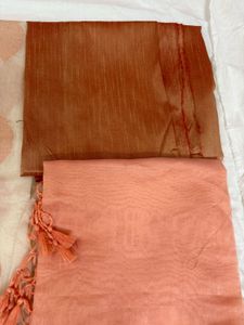 Banarasi Peach Suit Set