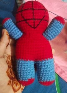 Crochet Spider-Man Keychain