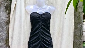 6156. SEXY TUBE RUCHED BODYCON