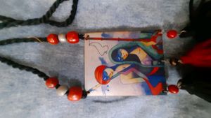 Handmade Radha Krishna Necklace