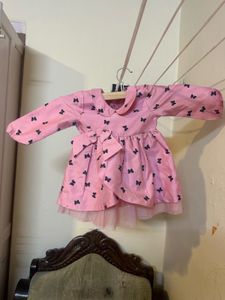 Pink Butterfly Dress