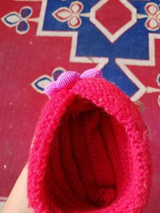 Handmade Knitted Flower Hair Accessory