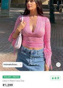 y2k Lace top for women